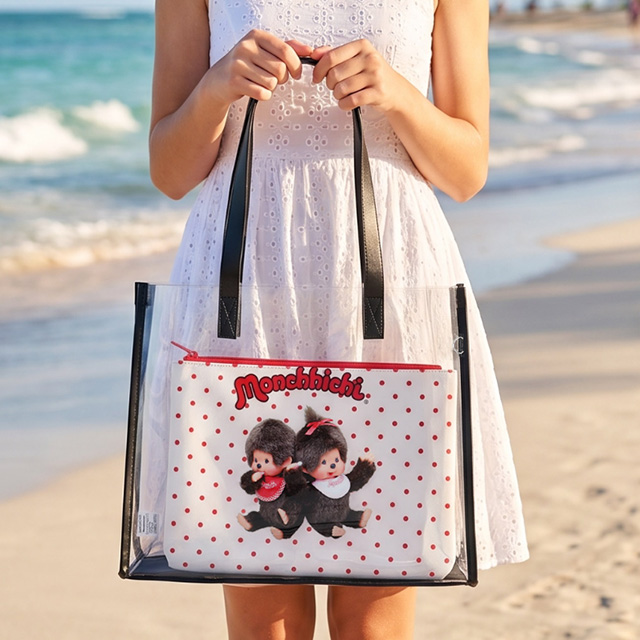 Monchhichi Beach Bag Black