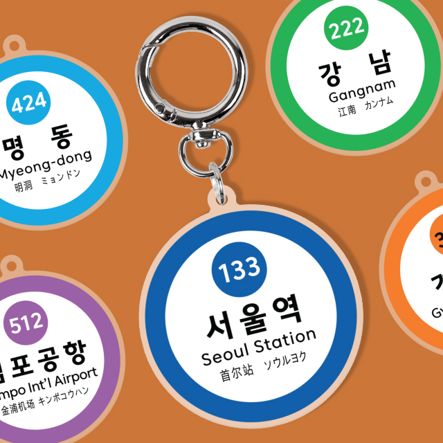 Fun Keyring Subway Seoul