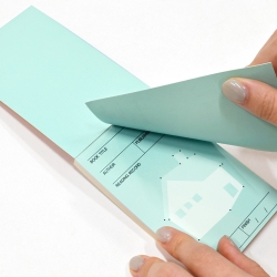 dot to dot tear-off bookmark