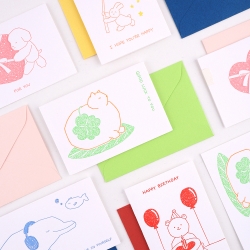 potato friends mini card