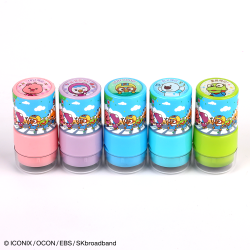 PORORO Compliment Round Stamp, set of 12