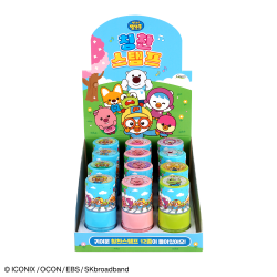 PORORO Compliment Round Stamp, set of 12