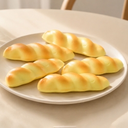 Realistic Twisted Bread Squishy Stress Relief Toy 1P