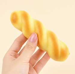Realistic Twisted Bread Squishy Stress Relief Toy 1P