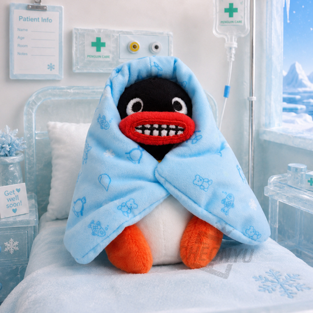 Pingu Patient Bag Charm 10cm
