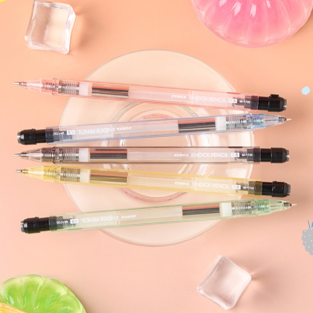 Knock Pencil  M-1700 Mechanical Pencil(0.5mm)  10pcs