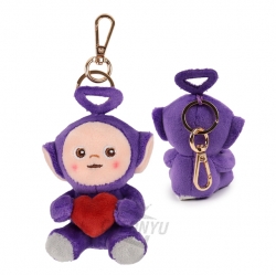 Teletubbies Tinky Winky Heart Bag Charm 7cm