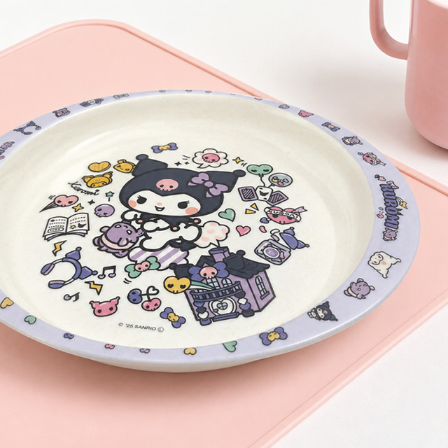 Kuromi Melamine Lunch Plate 350ml