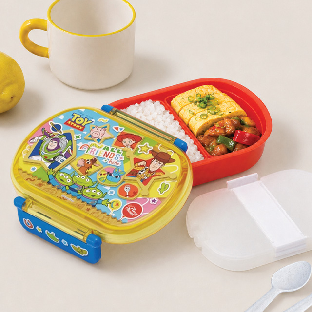 Toy Story 26 Single Layer Round Bento Lunch Box (with Ice Pack) 360ml