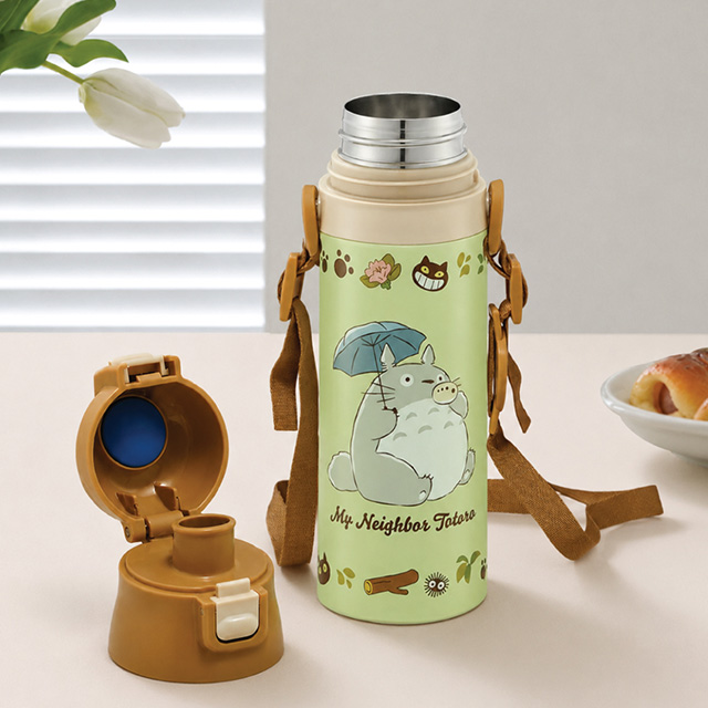 Totoro Catbus One-Touch Stainless Steel Bottle 470ml