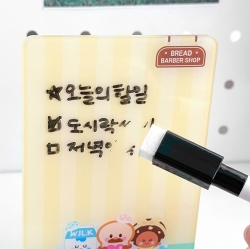 Bread Barbershop Random Double-Sided Acrylic Memo Board