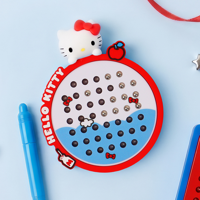 Hello Kitty Round Magnetic Board Keyring
