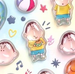 3D Tiny Bubble Mini Sticker Crayon Shin-chan