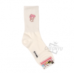 My Melody Ribbed Tiny Socks