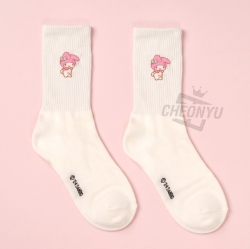 My Melody Ribbed Tiny Socks