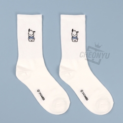 Pochacco Ribbed Tiny Socks