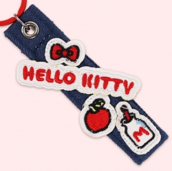 Hello Kitty Daily Denim Keyring