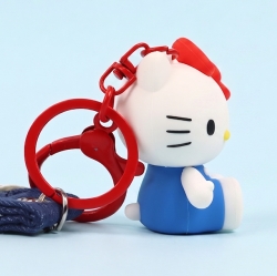 Hello Kitty Daily Denim Keyring