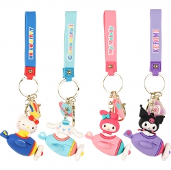 Sanrio Characters Airplane Keyring (Random)