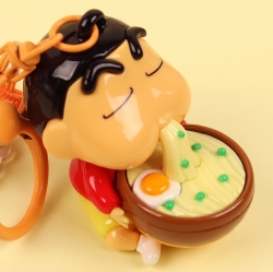 Crayon Shin-chan Figure Strap Keyring (Random)