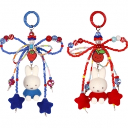 Miffy Star Ribbon Strap Keyring