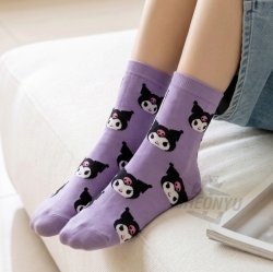 Kuromi Ikon Pattern Socks
