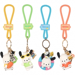 Sanrio Characters Pochacco Leisure Sports Figure Keyring