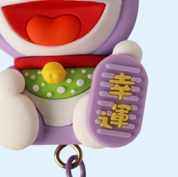 Doraemon Cat Hood Figure Keyring