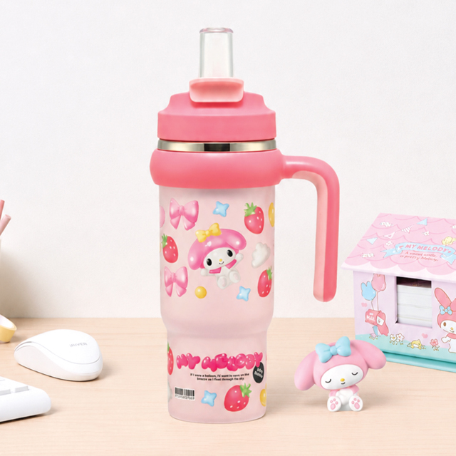 My Melody Puppy Balloon 2-Way Stainless Bottle 830ml