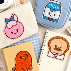 Bread Barbershop Fuzzy Patch Sticker, Random