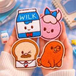 Bread Barbershop Fuzzy Patch Sticker, Random