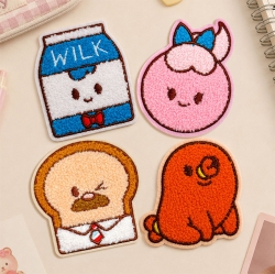 Bread Barbershop Fuzzy Patch Sticker, Random