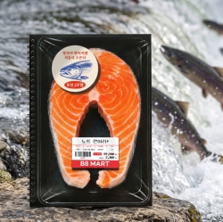 Mart Spring Note Salmon Half-Page Lined Notebook B5