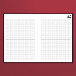 Mart Spring Note Octopus 4-Quadrant Grid Notebook B5