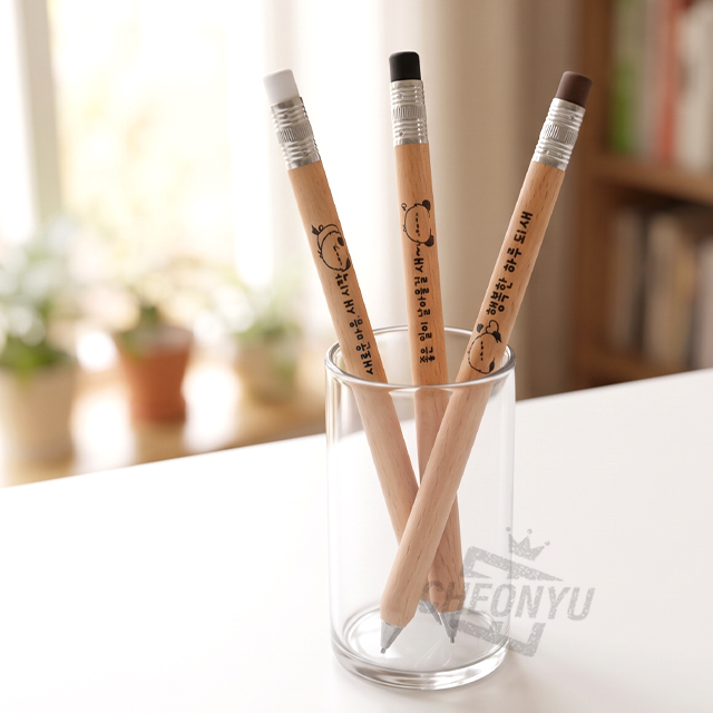 Oh!moknuni Wooden Sharp pencil 24pcs