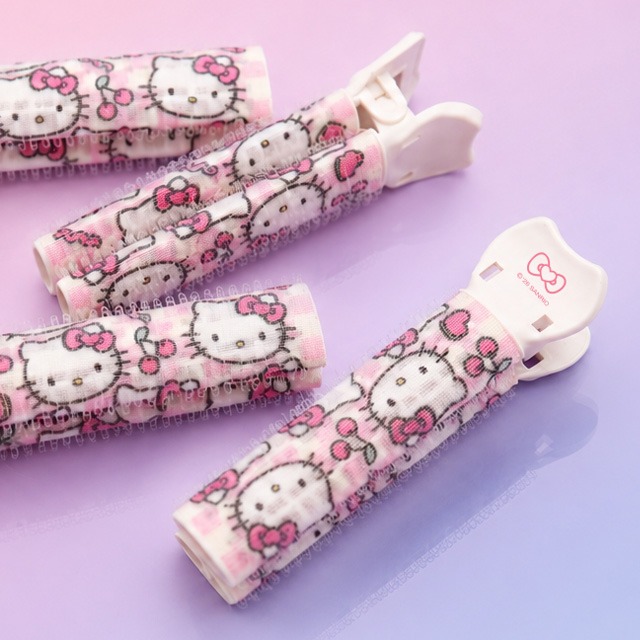 Hello Kitty Clip Hair Roller 2pcs