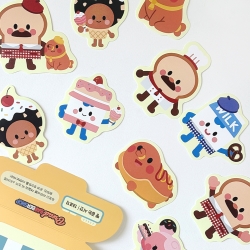 breadbarborshop baked bread pieces sticker