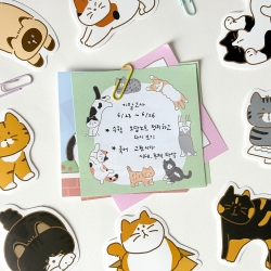 Check & Fruits Meow Memo Pad