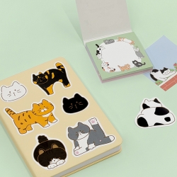 Hideout Cat Die-Cut Stickers