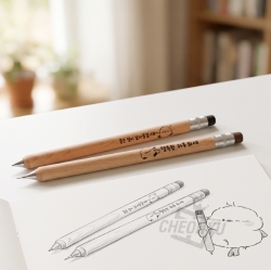 Oh!moknuni Wooden Sharp pencil 24pcs