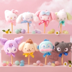 Sanrio Cotton Candy Bag Charm 5cm