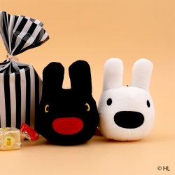 Gaspard and Lisa Mini Face Pouch Keyring