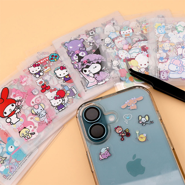 Sanrio Characters Transparent Sticker Set