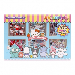 Sanrio Characters Transparent Sticker Set