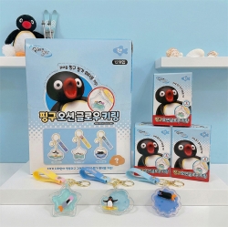 Pingu Ocean Glow Random Keychain