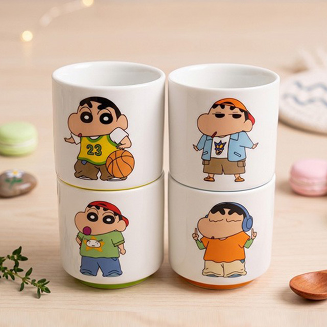 Crayon Shin-chan Ceramic Mini Cup 4P Set