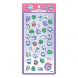 Tamagotchi Paradise Popcorn Sticker - Purple Sky