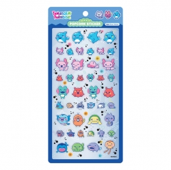 Tamagotchi Paradise Popcorn Sticker – Dot Blue Water