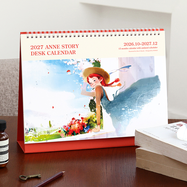 2027 Anne Story A4 Desk Calendar