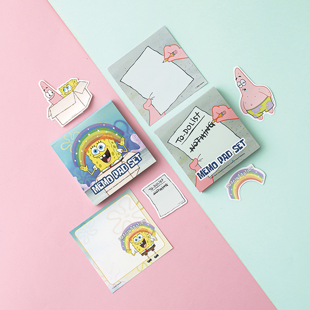 스폰지밥 메모패드 세트